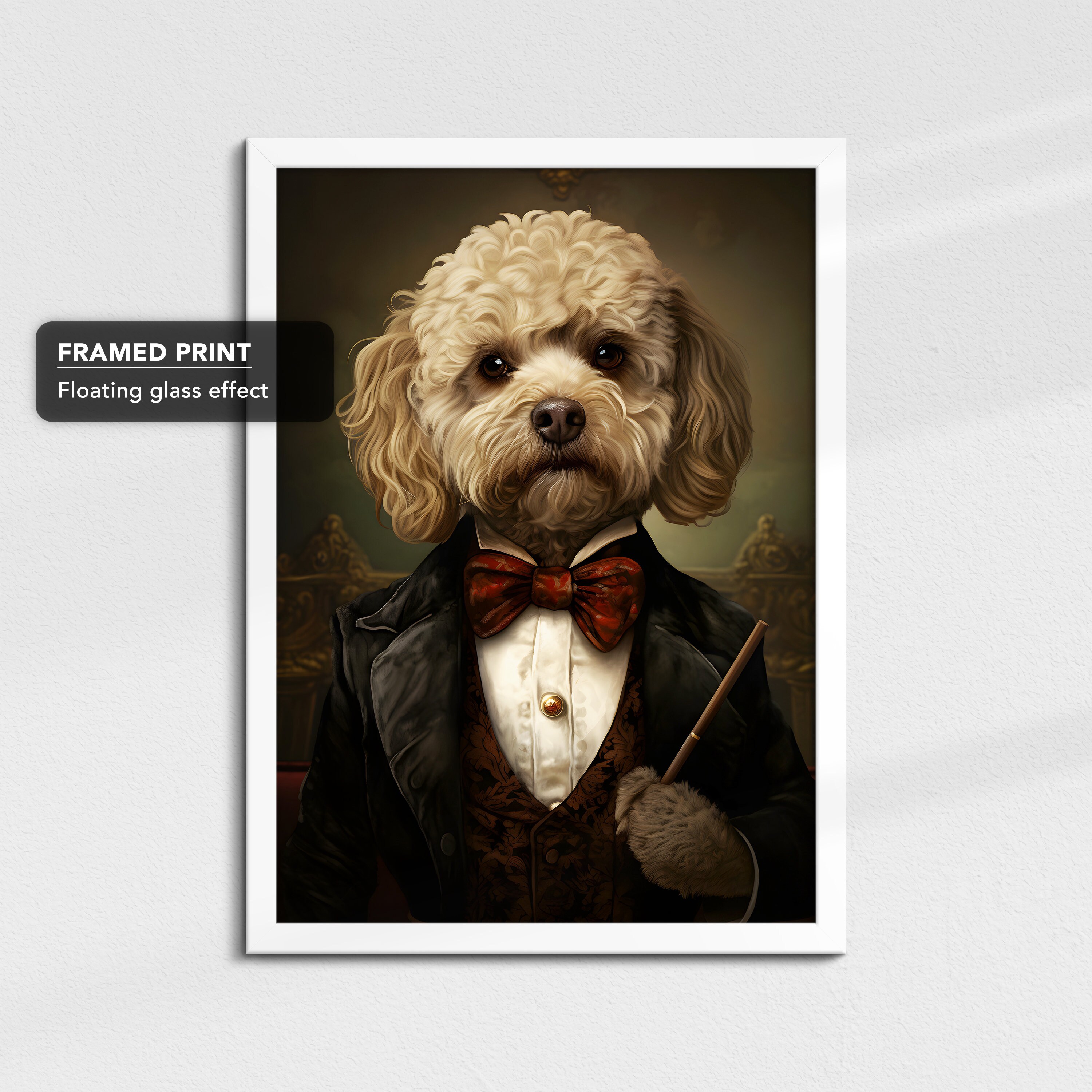 cockapoo bow tie