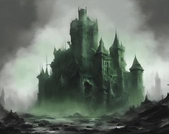 Fantasy artwork Digital - Wax Castle