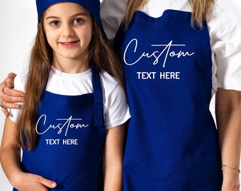 Personalized Apron for Women, Personalized Apron, Custom Aprons for Womens, Aprons Personalized, Kitchen Gift, Mom Apron,100-percent Cotton