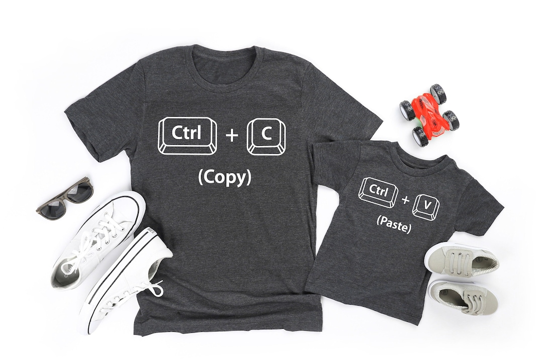 Copy Paste Shirt,daddy and Daughter,father and Baby Matching Shirts ...