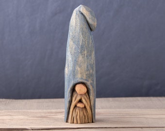 Big Hat Gnome Woodcarving