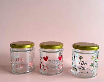 Tarro TBR, regalo literario para lectores, set de regalo para amantes de los libros, reto para leer, tarro, regalo con temática literaria, idea de regalo para club de lectura, set literario