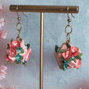 Book Stack Earrings Handmade Polymer Clay Jewelry for Book Lovers & Readers