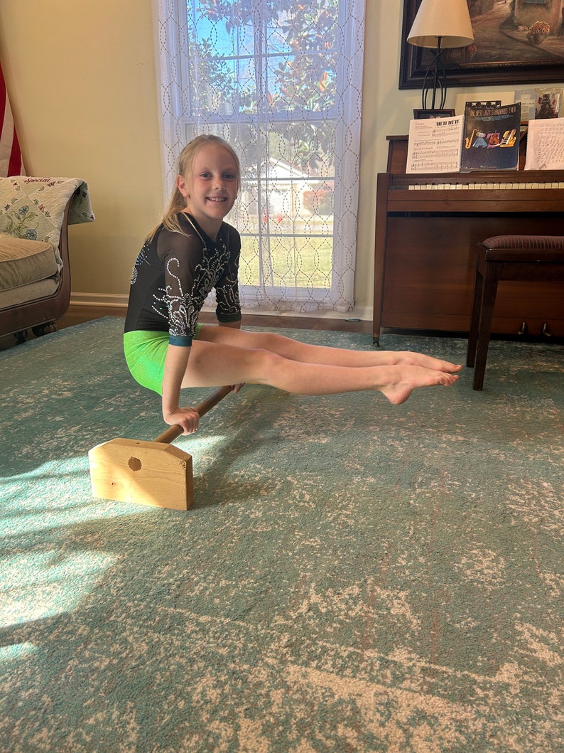 Wooden Floor Bar Handmade by a Gymnastics Dad High Quality and Lifetime