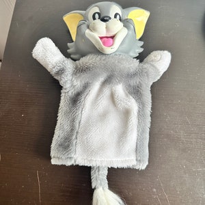 Vintage 1989 pacynka Tom i Jerry Turner Entertainment Cartoon.