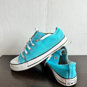 Vintage Converse All-Star Canvas Sneakers Size: 8.5 US Women&#39;s,7 men Vintage Converse All-Star Sneakers Retro, blue converse All-Star.