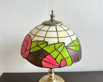 vintage Tiffany Style Touch Lamp,12" HIGH .