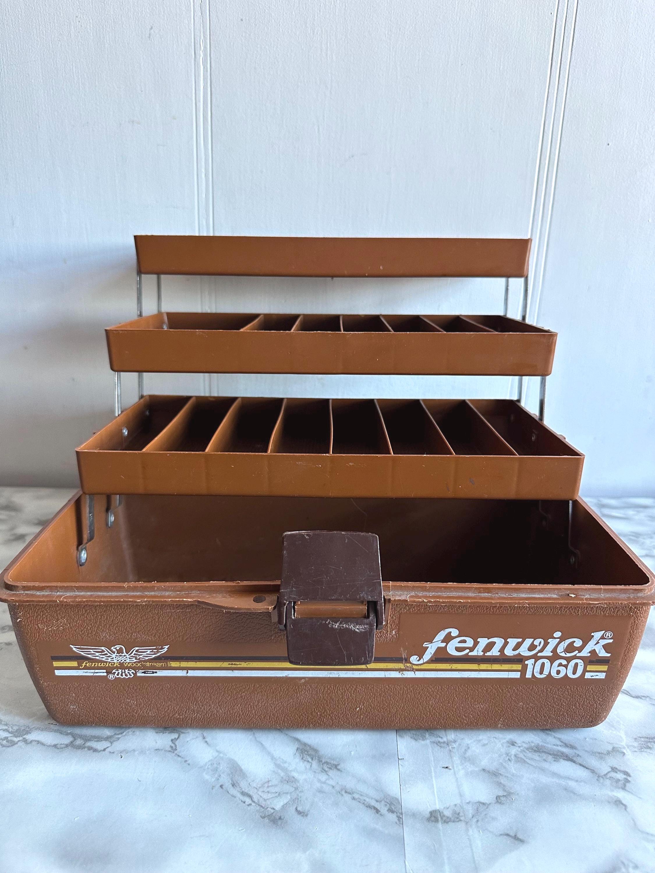 Tackle Box Fenwick Bait And Tackle #82 Vintage Fenwick Woodstream