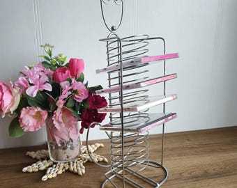 Funky Vintage Retro Bike Iron & Wire CD or DVD Holder CD