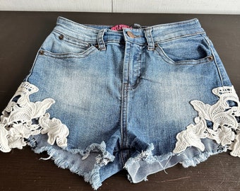 パンツ S cutting denim2 lace theredthread THEREDTHREAD / ザレッドスレッド】S cutting denim2 lace