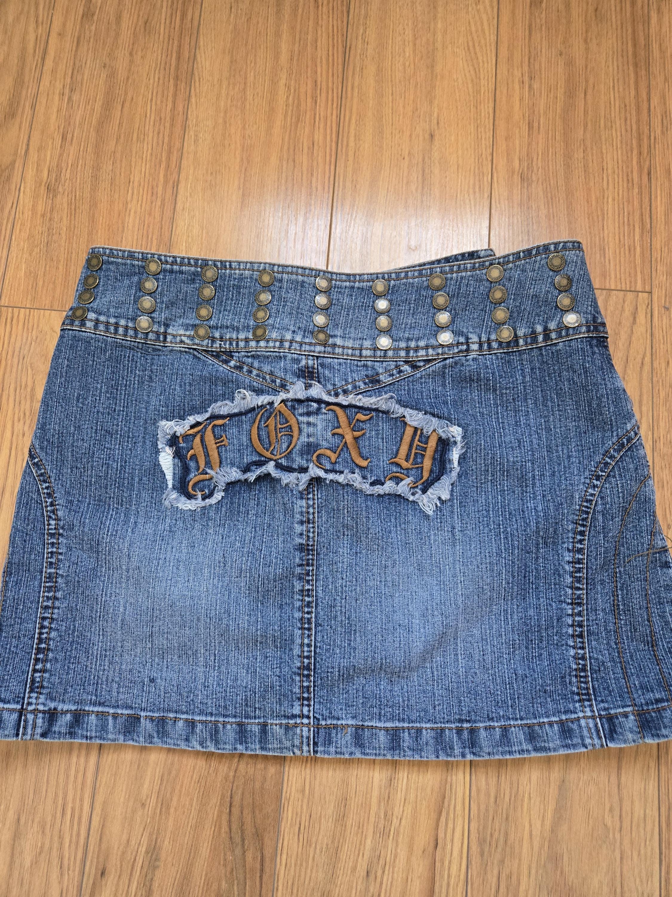 パンツ 2000s GGD front pocket gimmick denim y2k Vintage Blue Y2K Foxy Jeans Low Rise Denim Mini Size 7 Closed