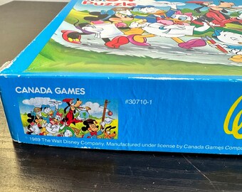 コレクション THE  WALT  DISNEY Vintage 64 Piece Walt Disney Vintage Puzzle , 1989s Complete