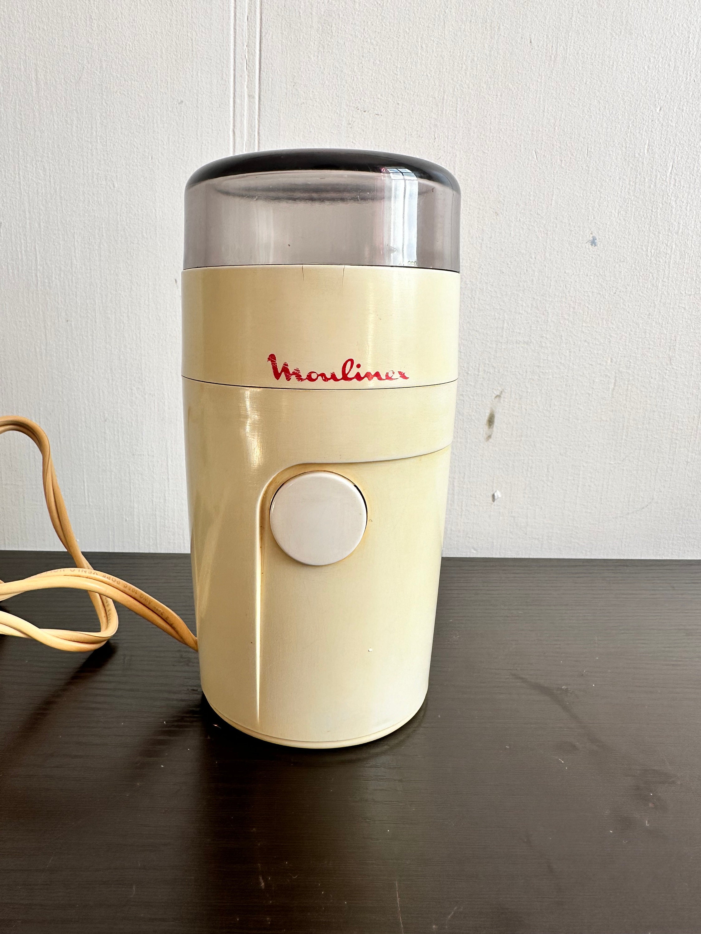 Vintage MOULINEX Super Junior-s Coffee Grinder, Retro Soft