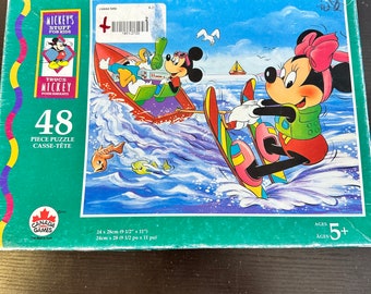 Vintage 1960's Walt Disney Puzzle Mickey Mouse Donald Duck - Etsy