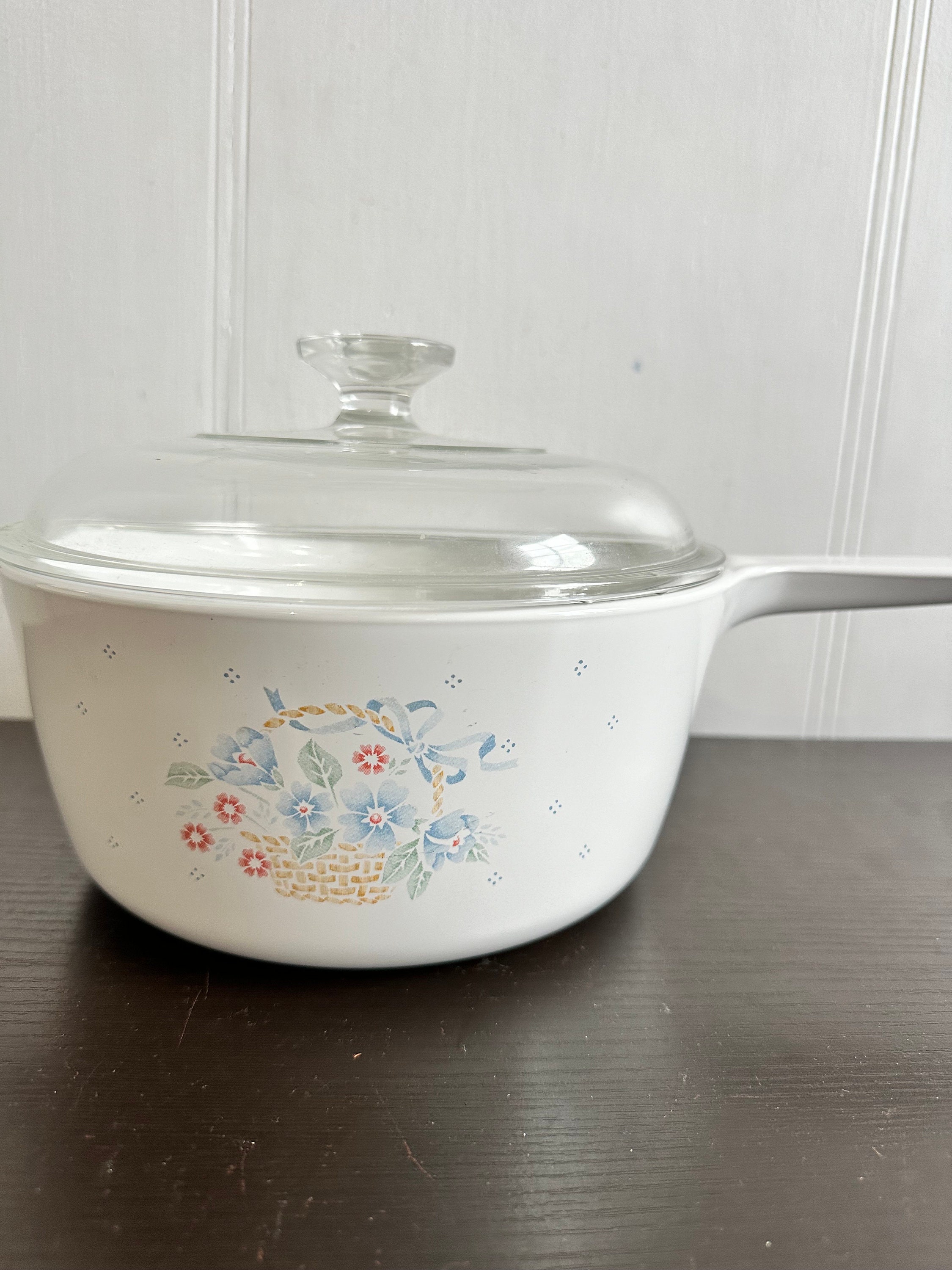 Visions Pyroceram Diamond Cocotte avec Couvercle en Verre Marron 24,5 x