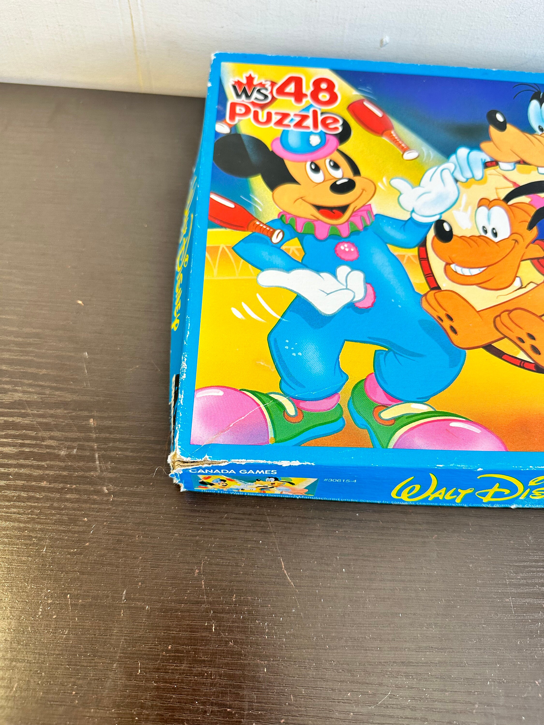 Vintage Walt Disney Vintage Puzzle , 1989s Puzzle Complete - Walt