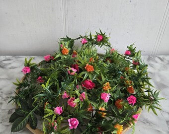 Flores artificiales vintage, decoración de plantas falsas para decoración de bodas, plantas suculentas falsas