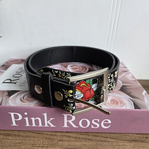 Italian Made Leather Belt Women - Etsy display picture 2