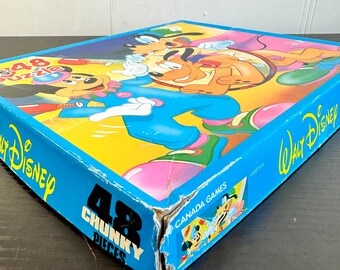 Vintage Walt Disney Vintage Puzzle , 1989s Puzzle Complete - Walt