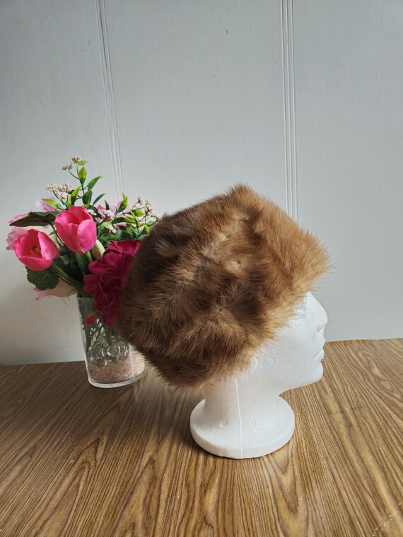 Vintage Fur Winter Cute Hat 40s Fashion Accessories Warm  display picture 3