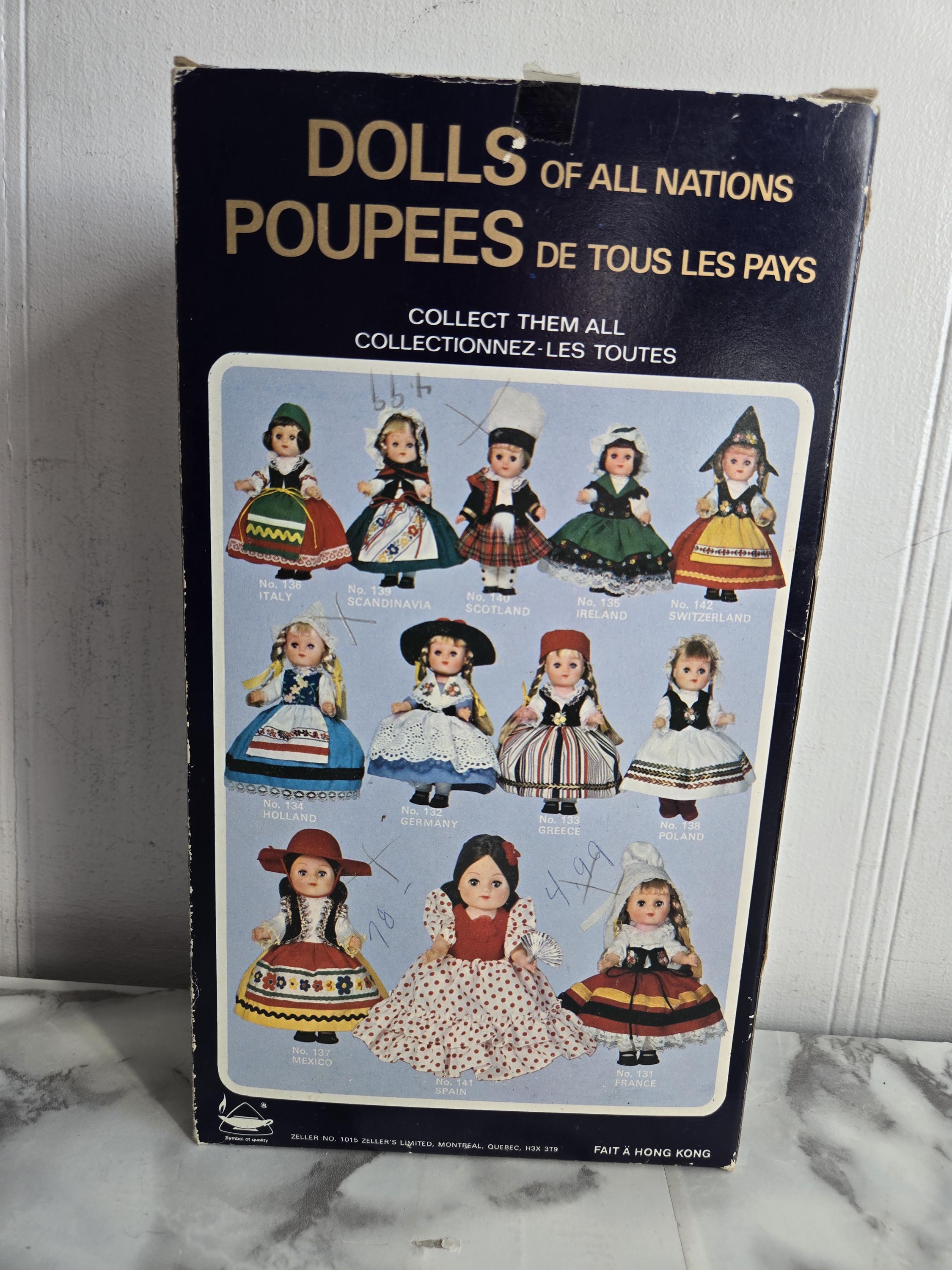 Vintage Dolls of All Nations in Original Box - Holland, Number 134
