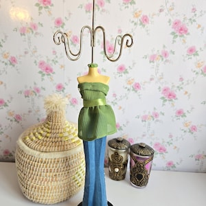 Vintage Y2K Charming Elegant Mannequin Jewelry Organizer Display Stand Hanging Model Jewelry &Watches ,Jewelry Organizers