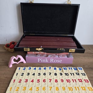 Vintage 70s Rummikub Game Rummikub in Faux Leather Carrying Case