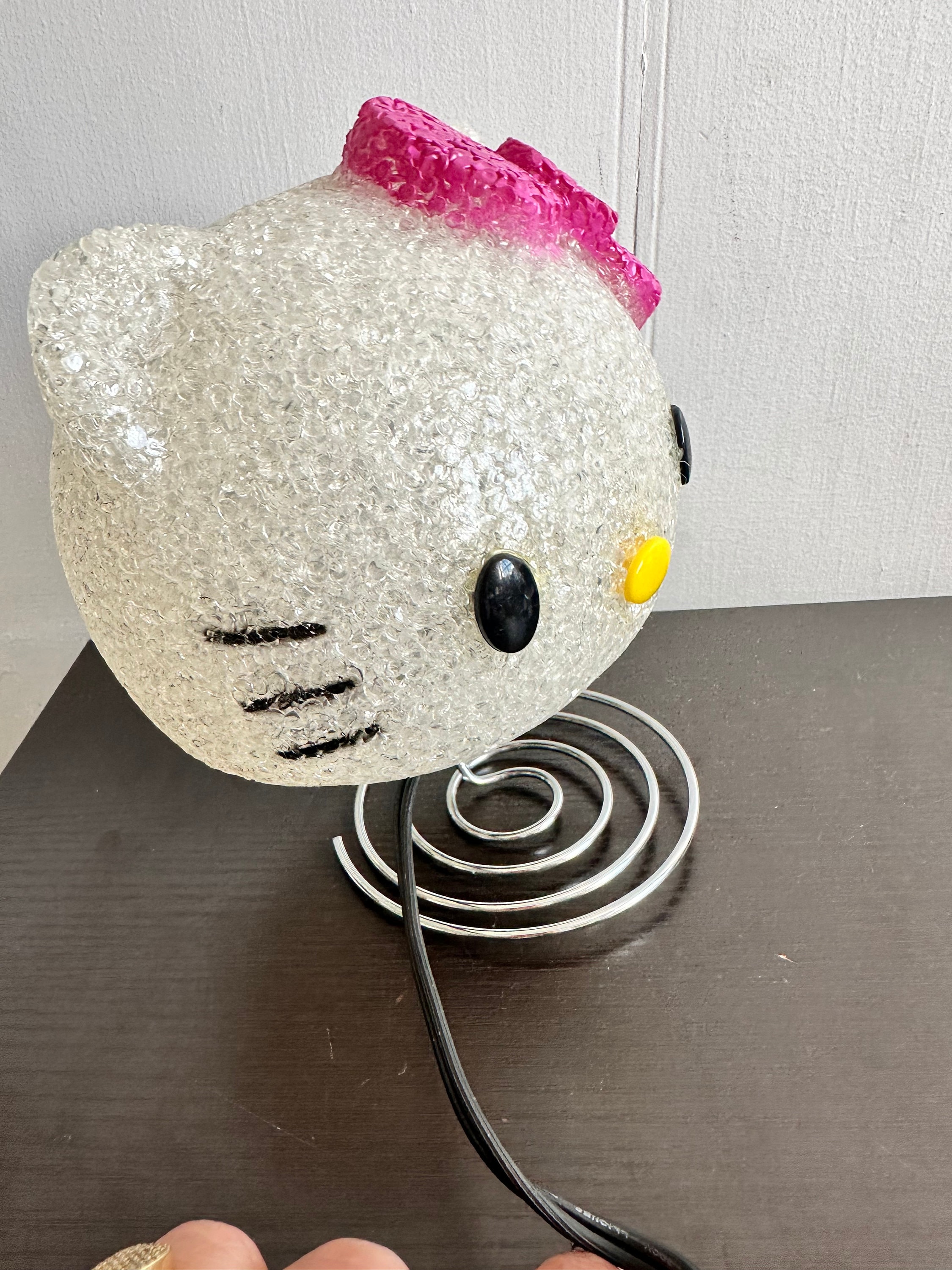 Vintage HELLO KITTY Bobble Socket Night Light Ignition