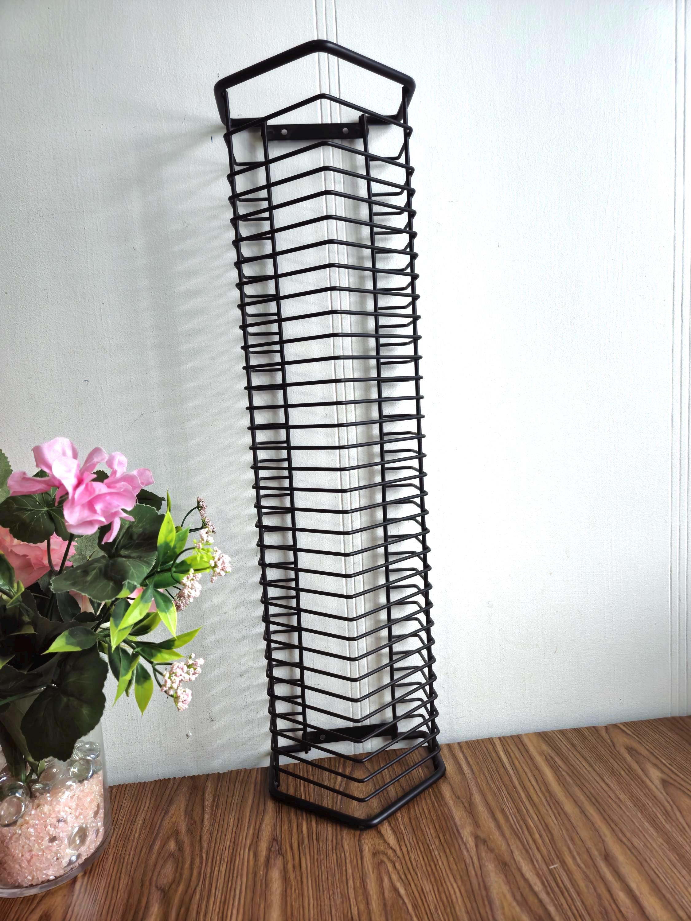 希少 ヴィンテージ l Wire CDラック CDタワー 114cm Vintage Wire Cd