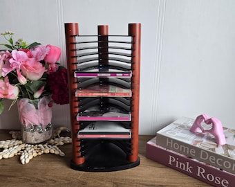 ポストモダン ブラック メタル スパイラル CD ラック 彫刻 高さ