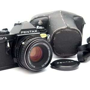 Pentax MV1 35mm SLR Film Camera - Fully Working, New Seals, Cased & Strap - Perfect Beginner Camera Set!