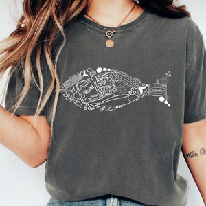 Fisherman Aesthetic Shirt Tinned Fish Shirt Coastal Aesthetic Shirt Europe Vacation Tee Sardine Shirt Tomato Girl Summer Old Money Aesthetic