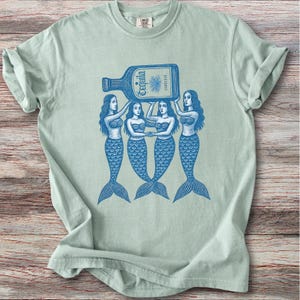 SARDINE SHIRT | Tinned Fish Cool Fisherman Aesthetic Tee | Front and Back Fish Shirt | Ocean Inspired Graphic Tee | Free People Style image 8