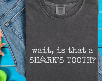 Beachcombers Shark Tooth Hunting Shirt | Comfort Colors Cotton Unisex Tee