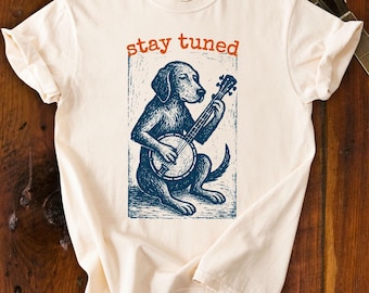 Hound Dog BANJO Comfort Colors Shirt for Men & Women | Funny Dog Lover GIFT
