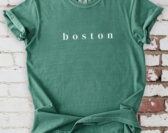 BOSTON minimalistisch comfort kleuren shirt