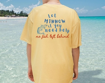 Camiseta de pescador para profesores / Camiseta de pescado con colores cómodos / Camiseta para nuevos profesores / Citas para el aula / Regreso a clases / Camiseta con nombre personalizado