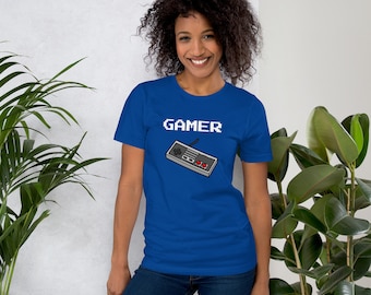 Gamer Shirt Videospiel Geschenk für Fans von NES Retro Nostalgisches Unisex T-Shirt