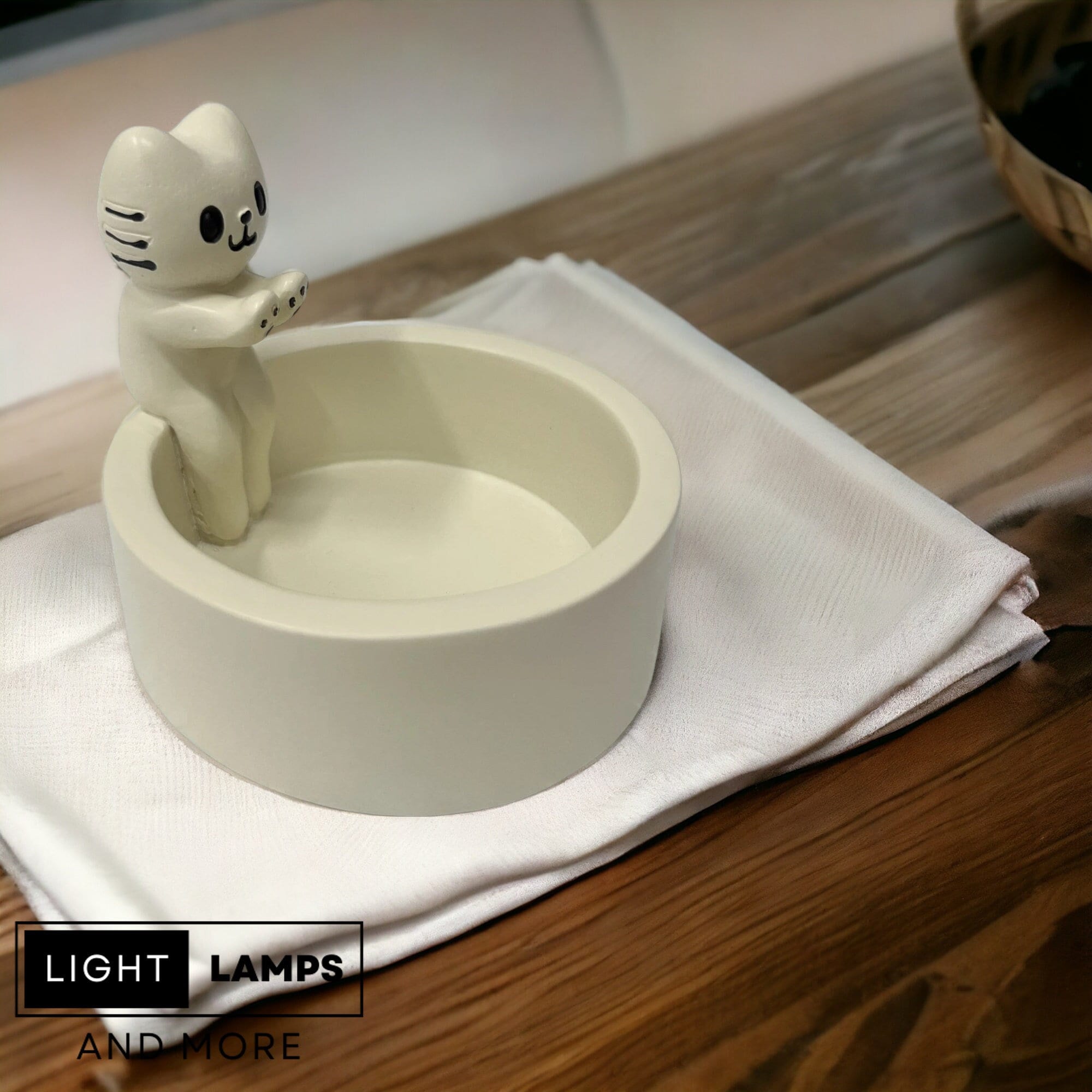 Cat Candle Holder Cat Ornament Tea Light Holder Kitten Home Decor Cat