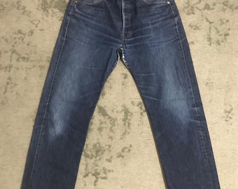 LEVI'S 501（W34 L32） Levi's 501 Original size W34 L32 Men's Blue Straight Leg
