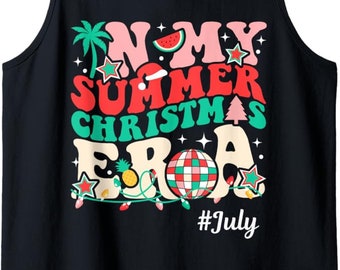 In My Christmas Era, Funny Groovy Summer Xmas In July Png, Digital Download