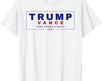 PNG Trump Vance 2024 Donald Trump J.D. Vance Take America Back Png, Digital Download