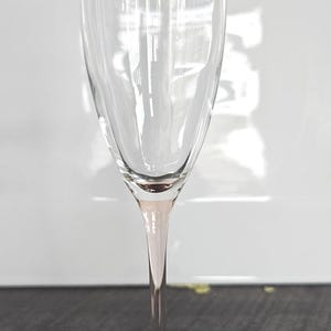 Vintage Luminarc Pink Stemmed Champagne Glass, France