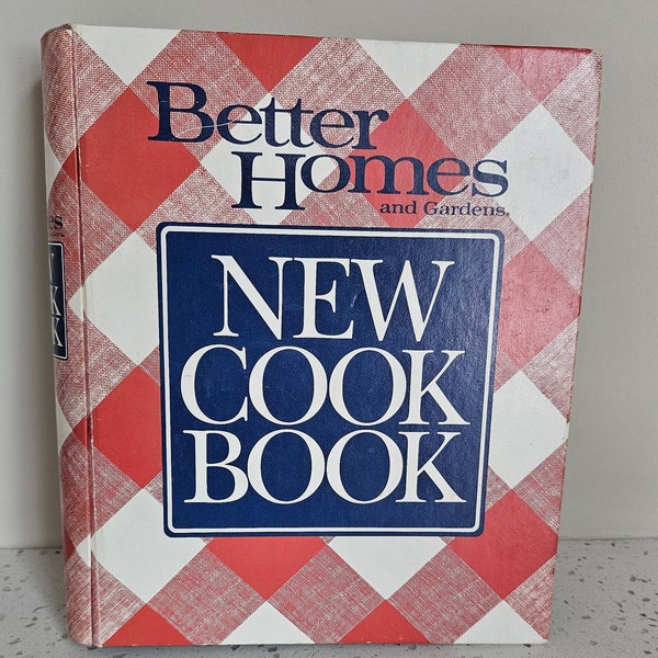 Better Homes And Gardens New Cookbook 1989 10th Edition Ring Binder Plaid Design