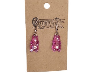 Gummy Bear Dangling Hook Earrings