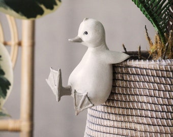 White Duck Pot Hanger