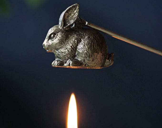 Gold Rabbit Candle Snuffer
