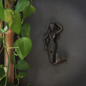 Cast Iron Mermaid Hook