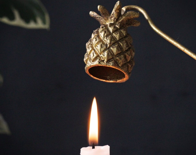 Gold Pineapple Candle Snuffer