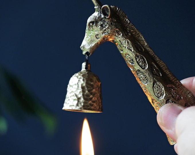 Gold Giraffe Candle Snuffer